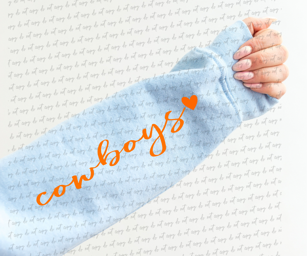 Cowboys (sleeve) DTF TRANSFER