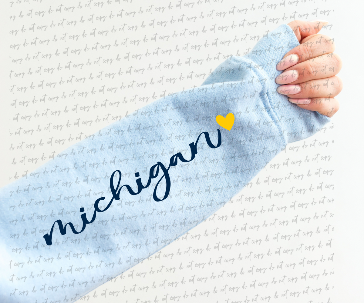 Michigan (sleeve) DTF TRANSFER