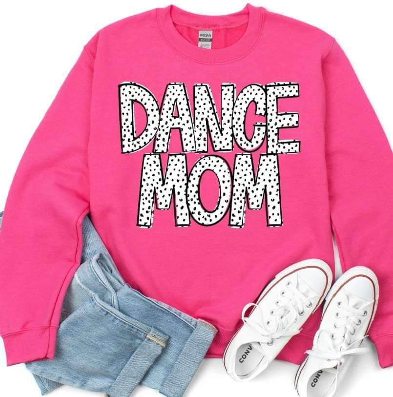 Dance mom dotted font 23587 DTF transfer
