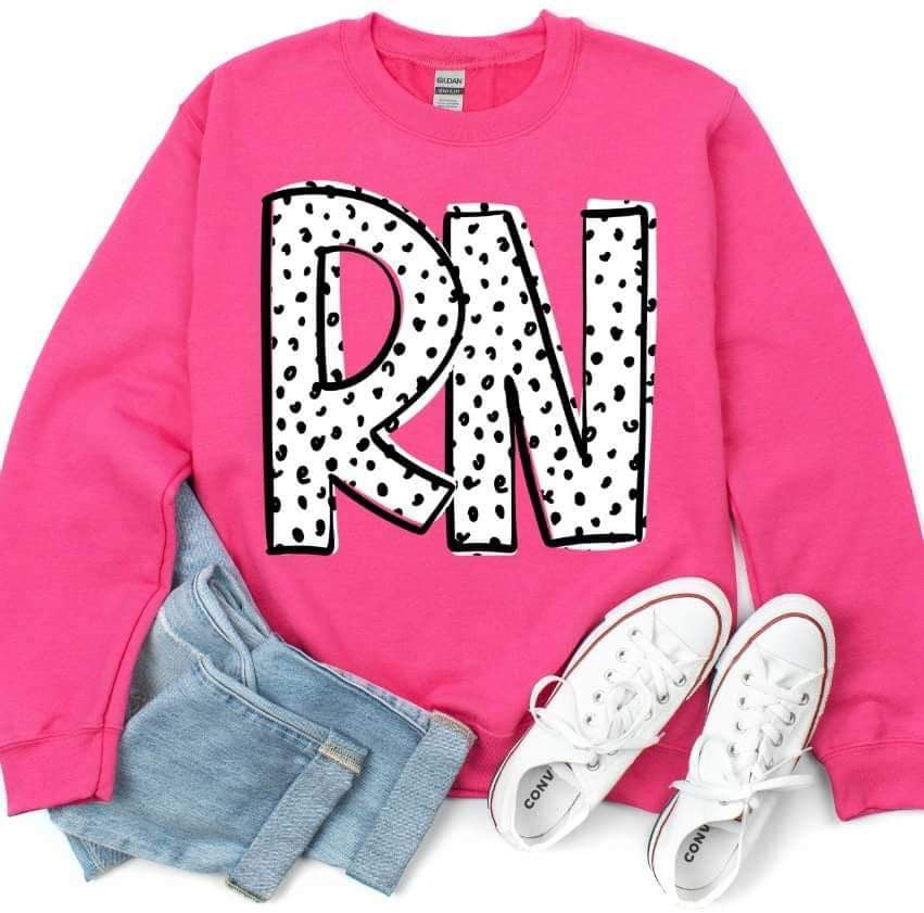RN dotted font 23586 DTF transfer