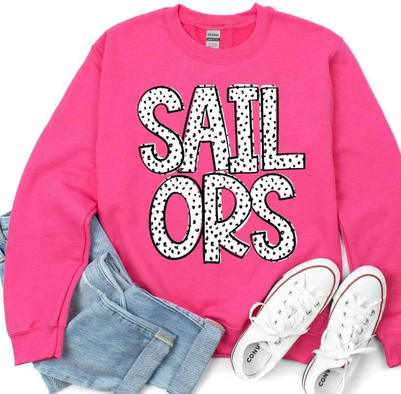 Sailors dotted font 23581 DTF transfer