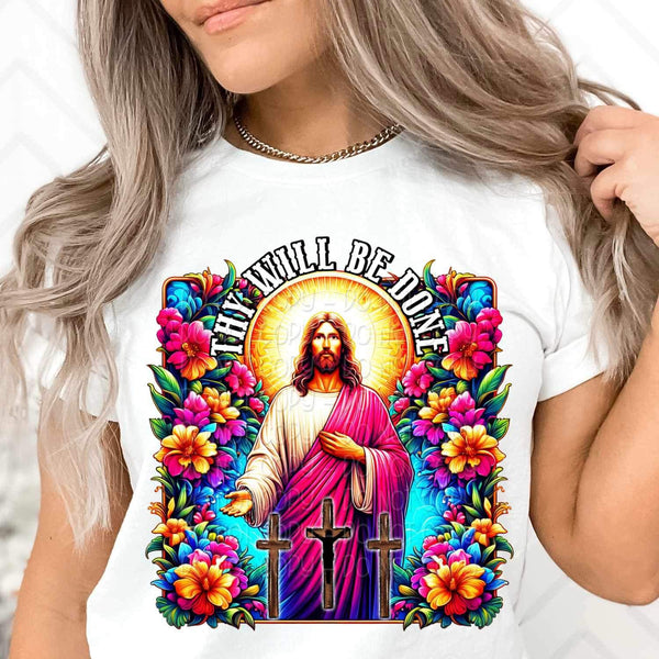 Thy will be done 23596 DTF transfer