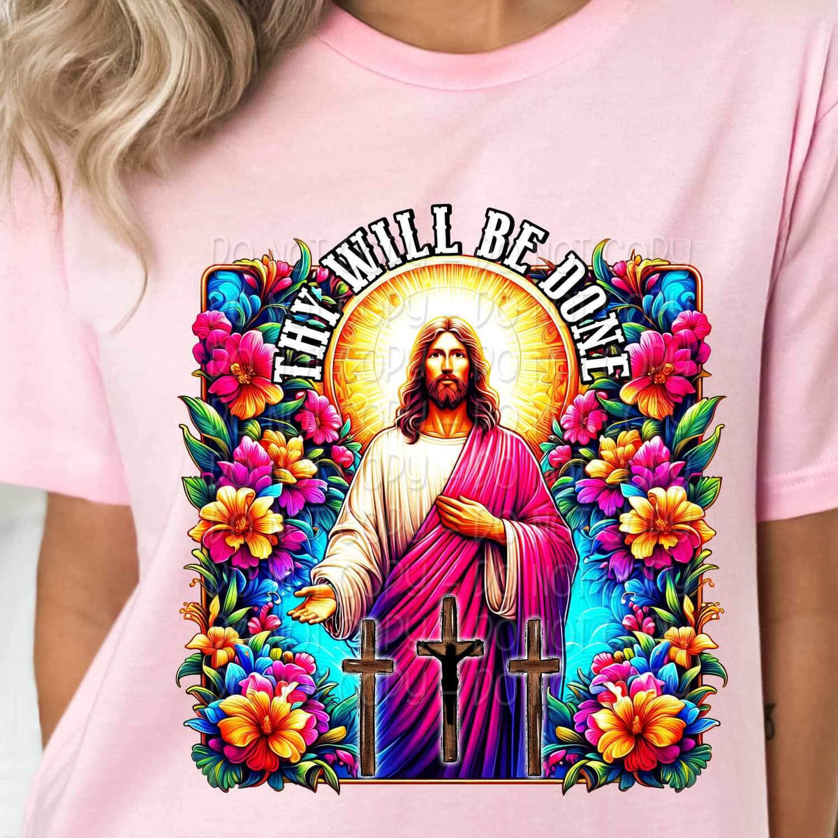 Thy will be done 23596 DTF transfer