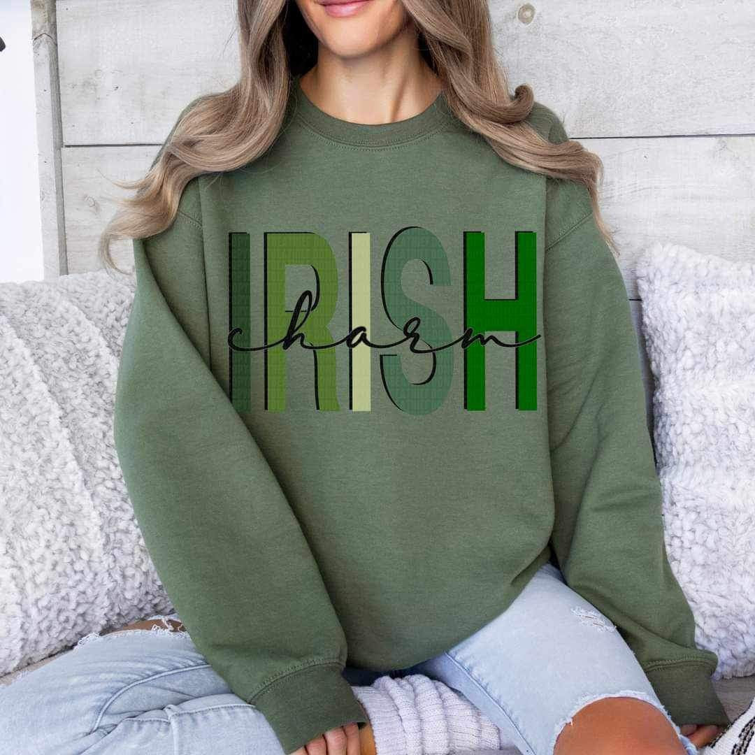 Irish charm greend 23602 DTF transfer