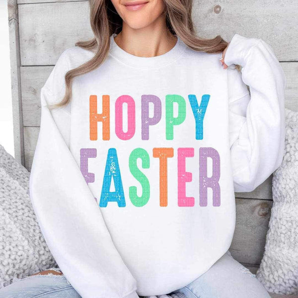 Hoppy easter multi color 23601 DTF transfer