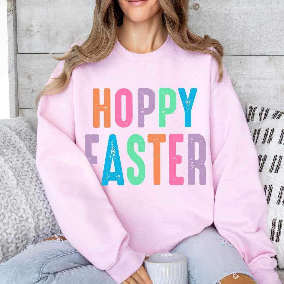Hoppy easter multi color 23601 DTF transfer