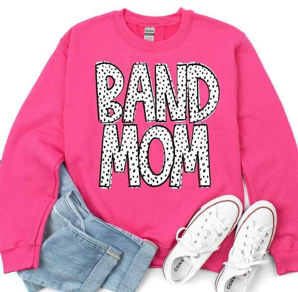 Band mom dotted font 23610 DTF transfer