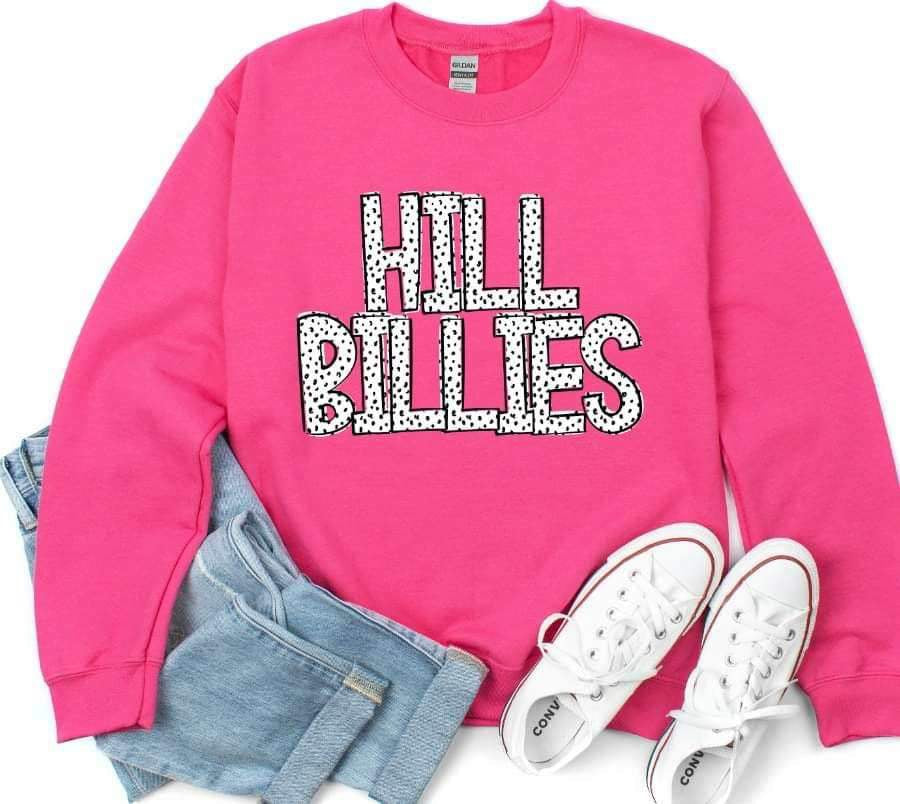 Hill billies dotted font 23606 DTF transfer