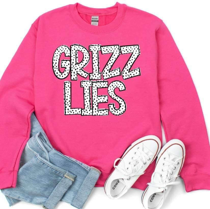 Grizzlies dotted font 23605 DTF transfer