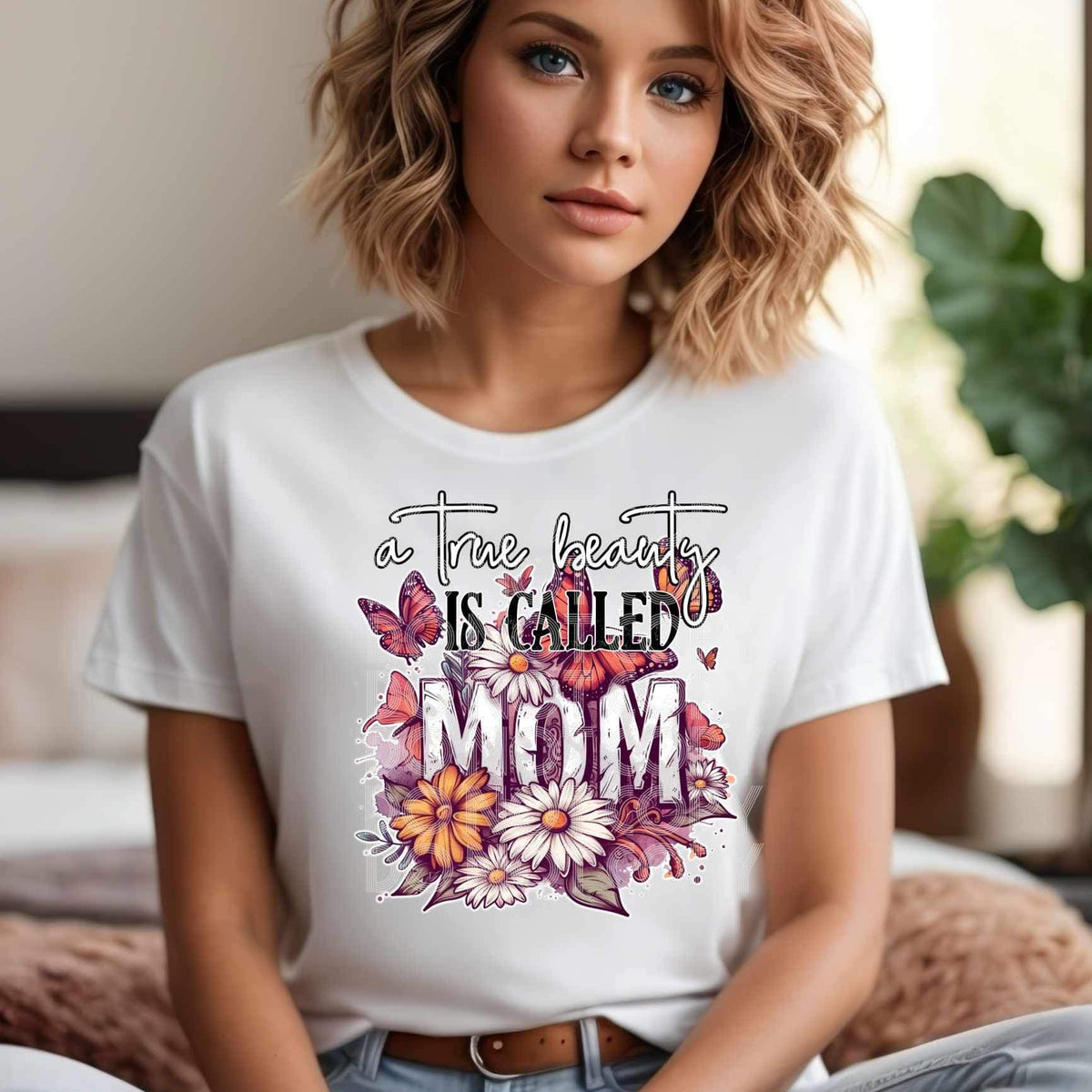 A true beauty is called mom (SSD) 23639 DTF transfer