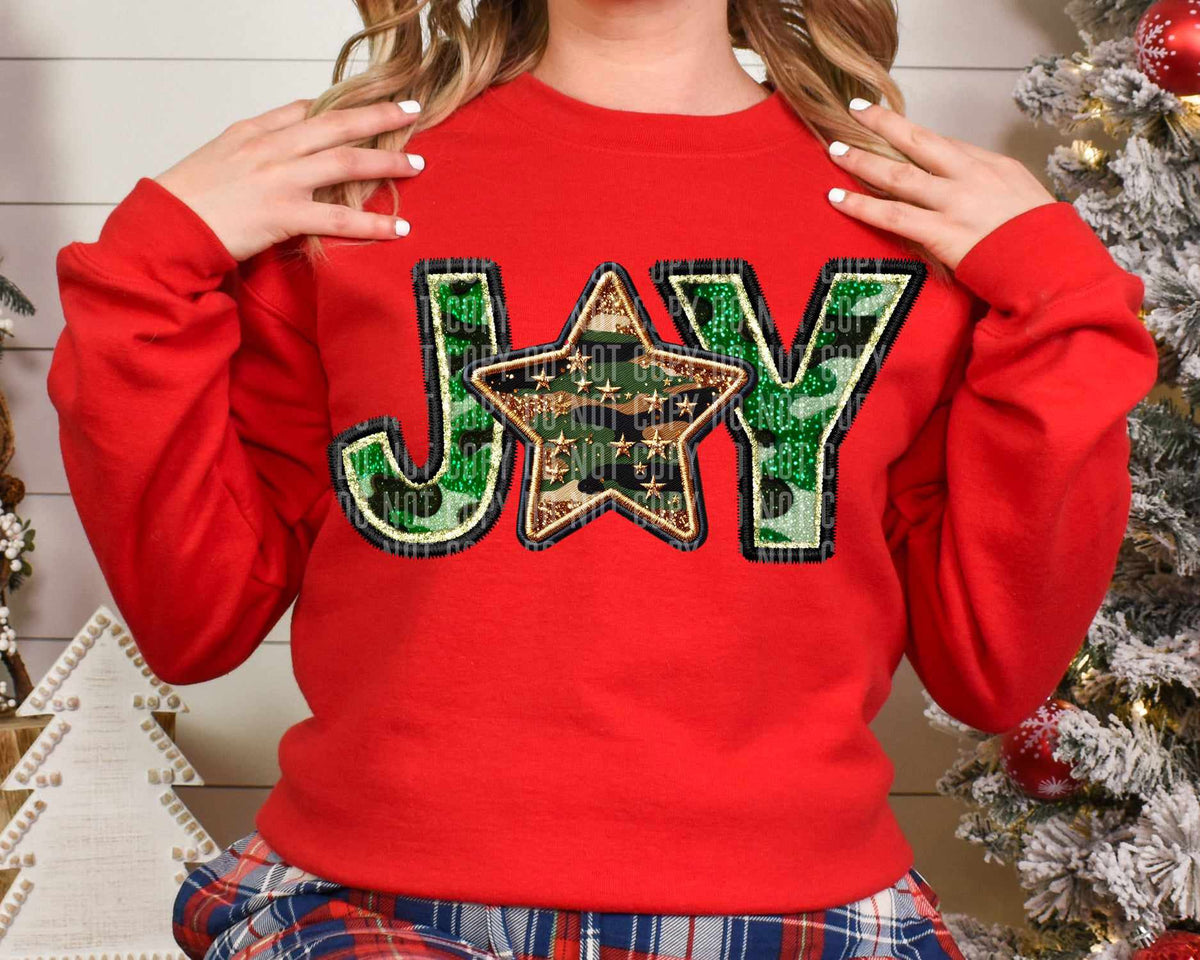 Camo joy star (caplinger) 65104 DTF transfer