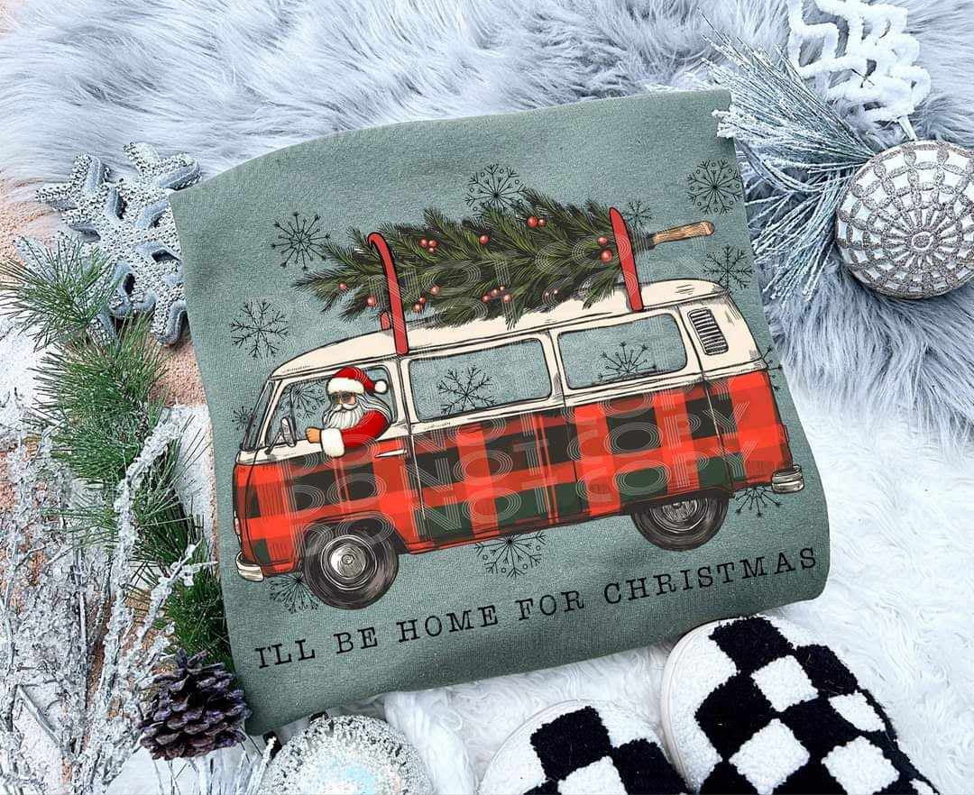 I’ll be home for Christmas van (PH) 65114 DTF transfer