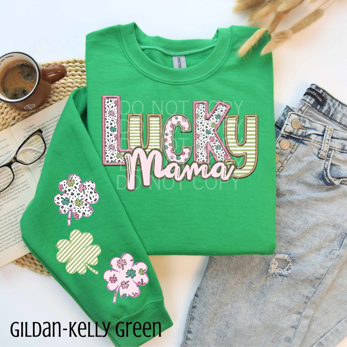Lucky mama FRONT (CSG) 82217 DTF transfer