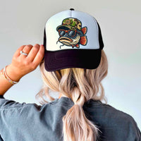 Hooker fish hat patch 32688 DTF transfer