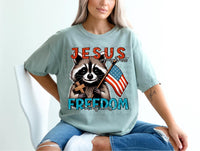 Jesus in my heart freedom in my veins 32706 DTF transfer