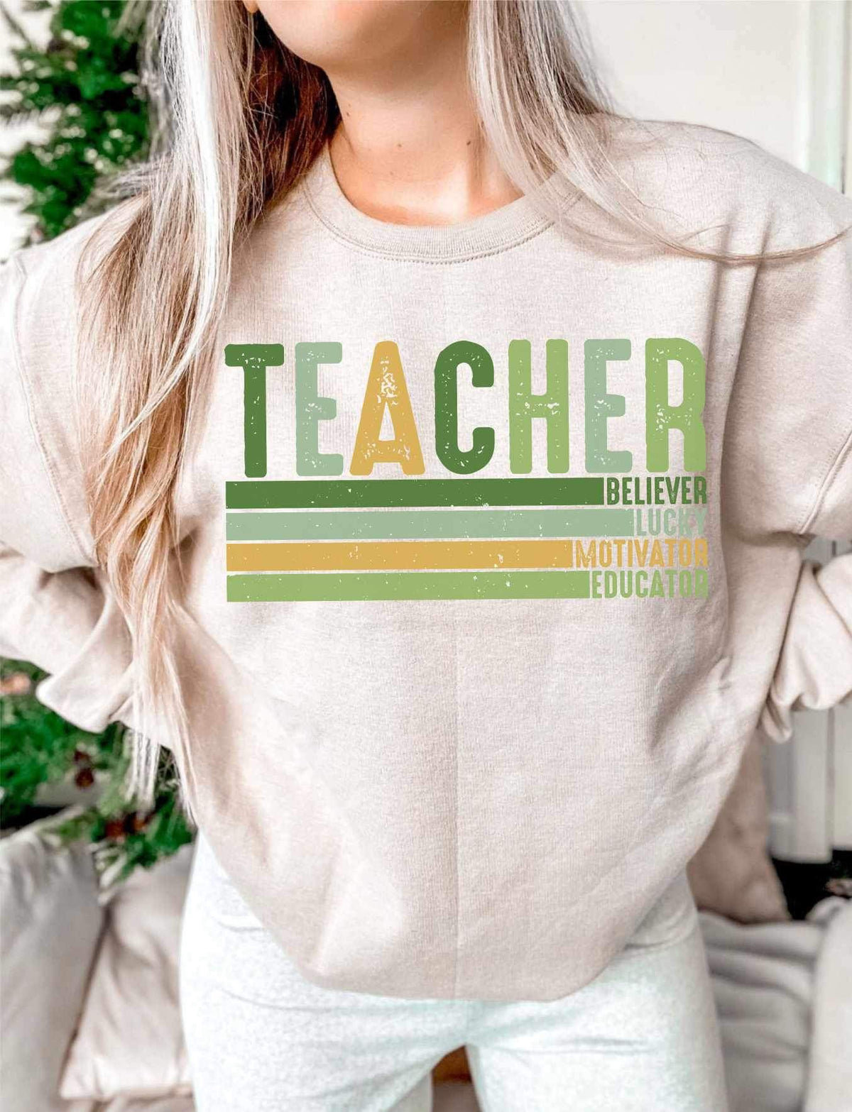 Teacher green and yellow (WSB) 23706 DTF transfer