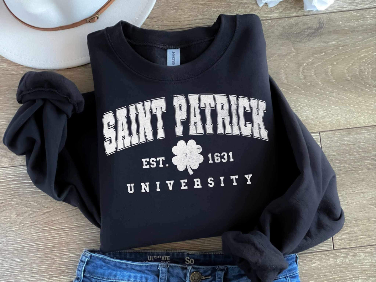 St patricks uni WHITE (WSB) 23703 DTF transfer