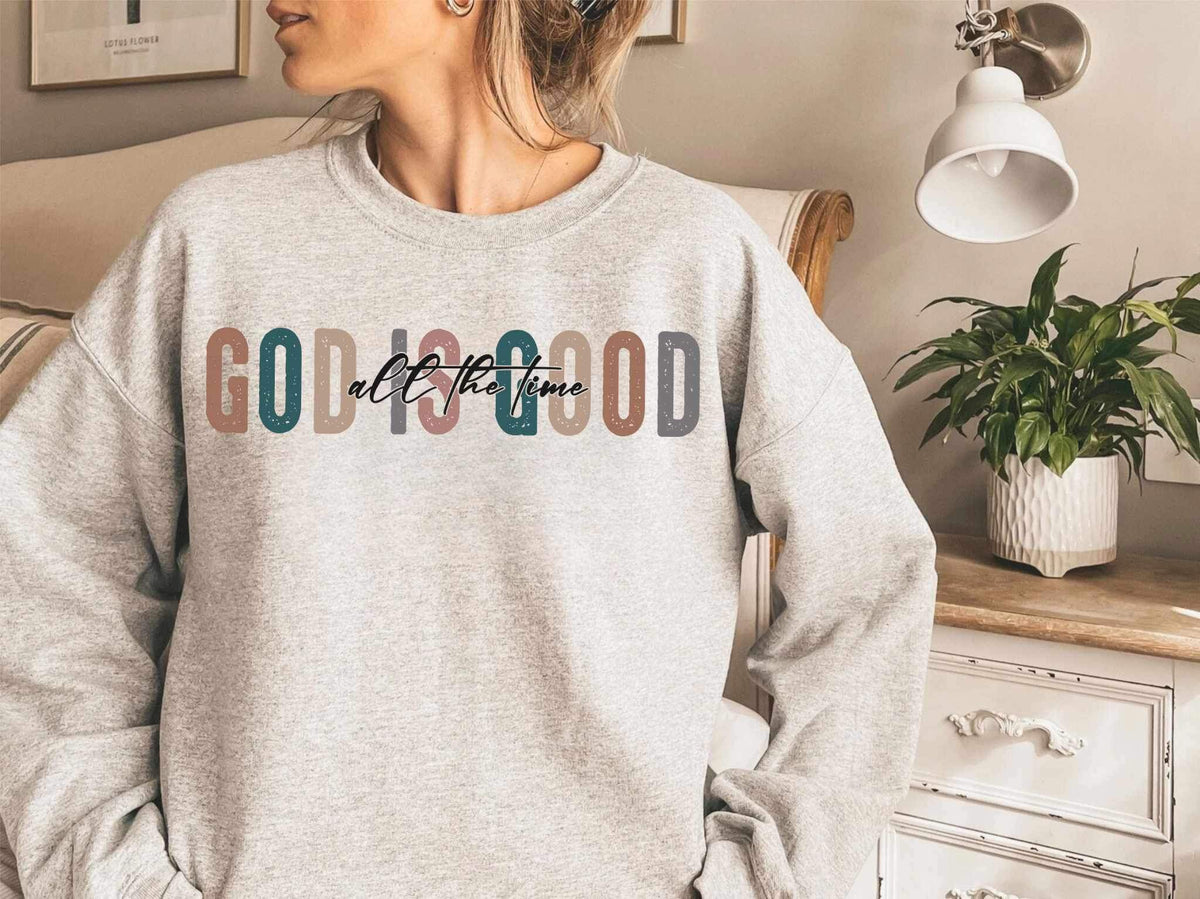 God is good all the time muted colors (WSB) 23693 DTF transfer