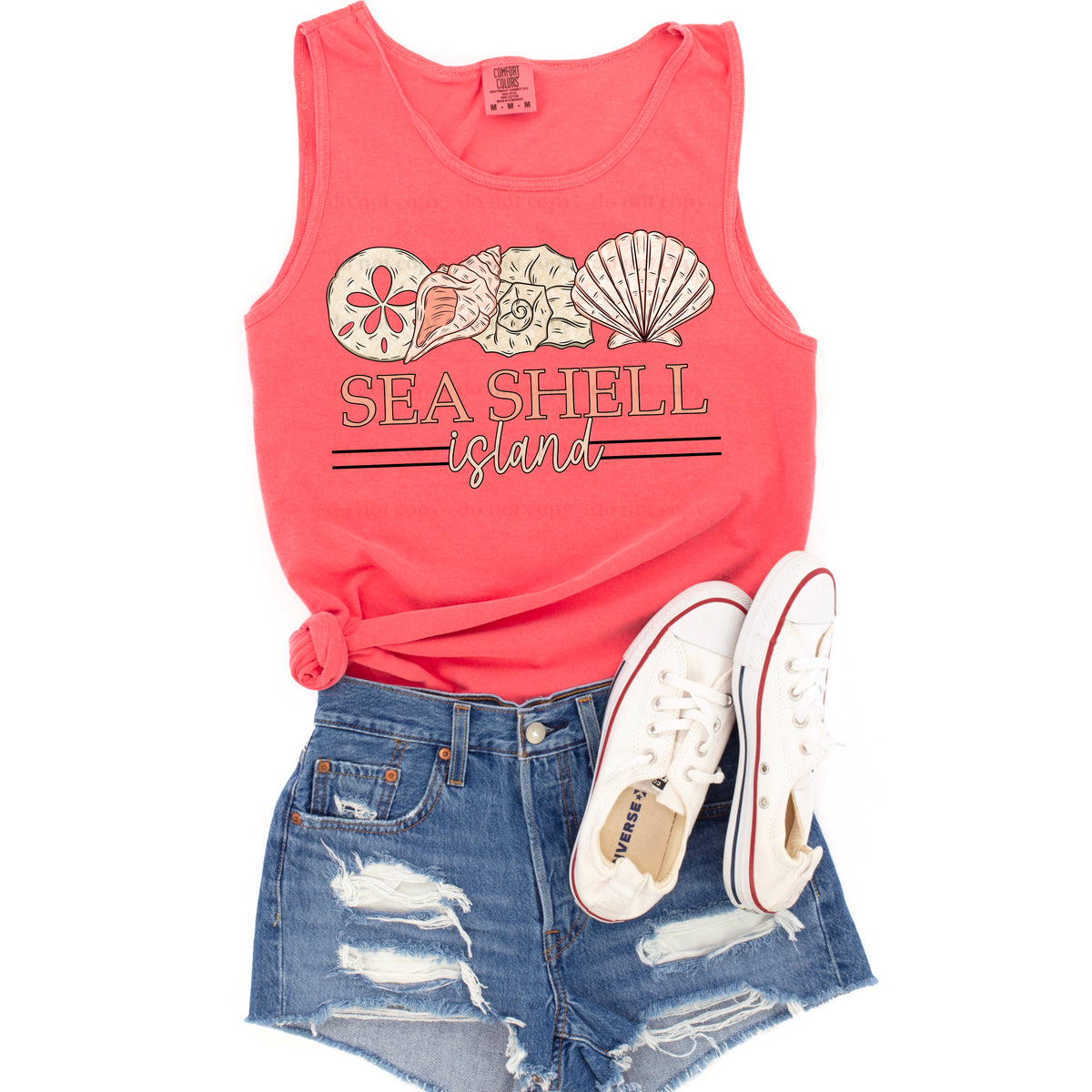 Sea shell island (CSC) 32732 DTF transfer