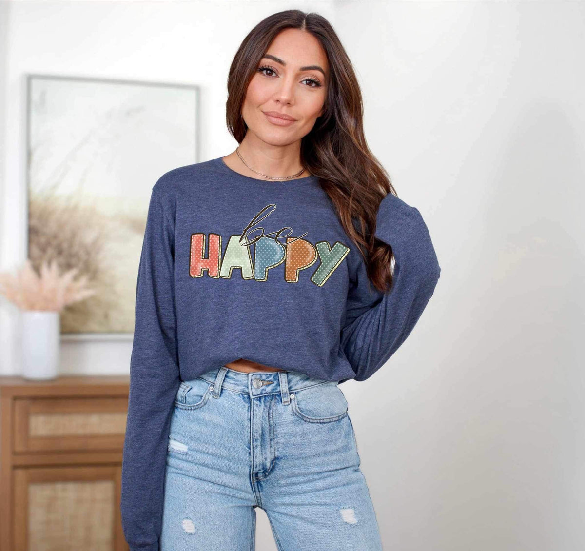 Be happy glossy font 23715 DTF transfer
