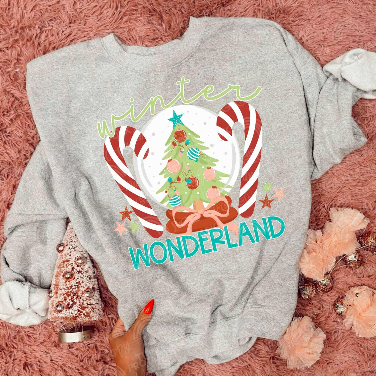 Winter Wonderland Tree snowglobe (Sal) DTF transfer