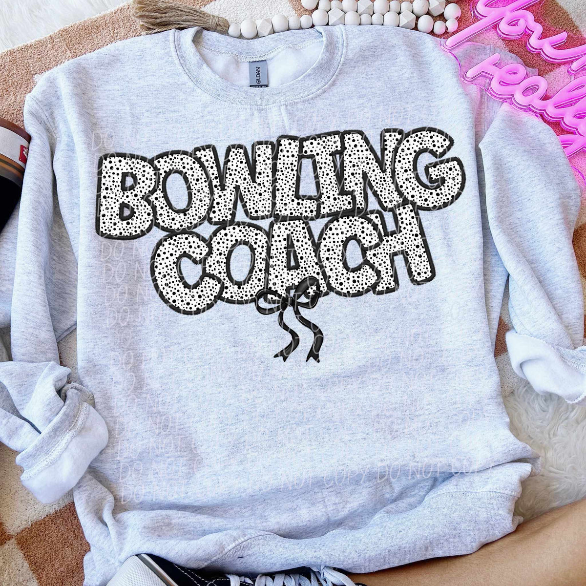 Bowling coach dot filled (CITY) 82284 DTF transfer