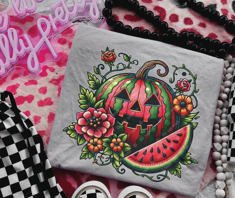 Watermelon pumpkin 32764 DTF transfer