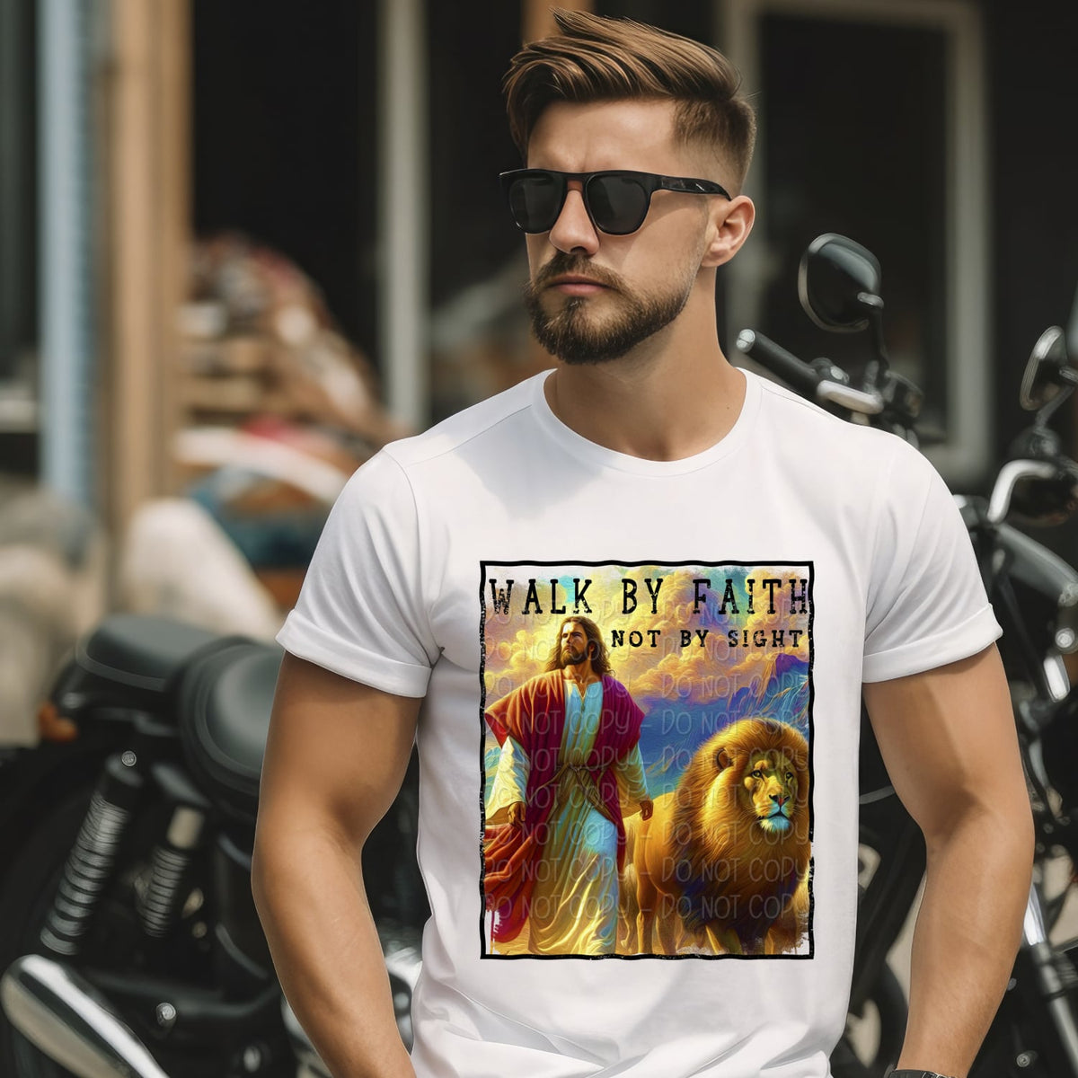 Walk by faith not by sight exclusive 32806 DTF transfer