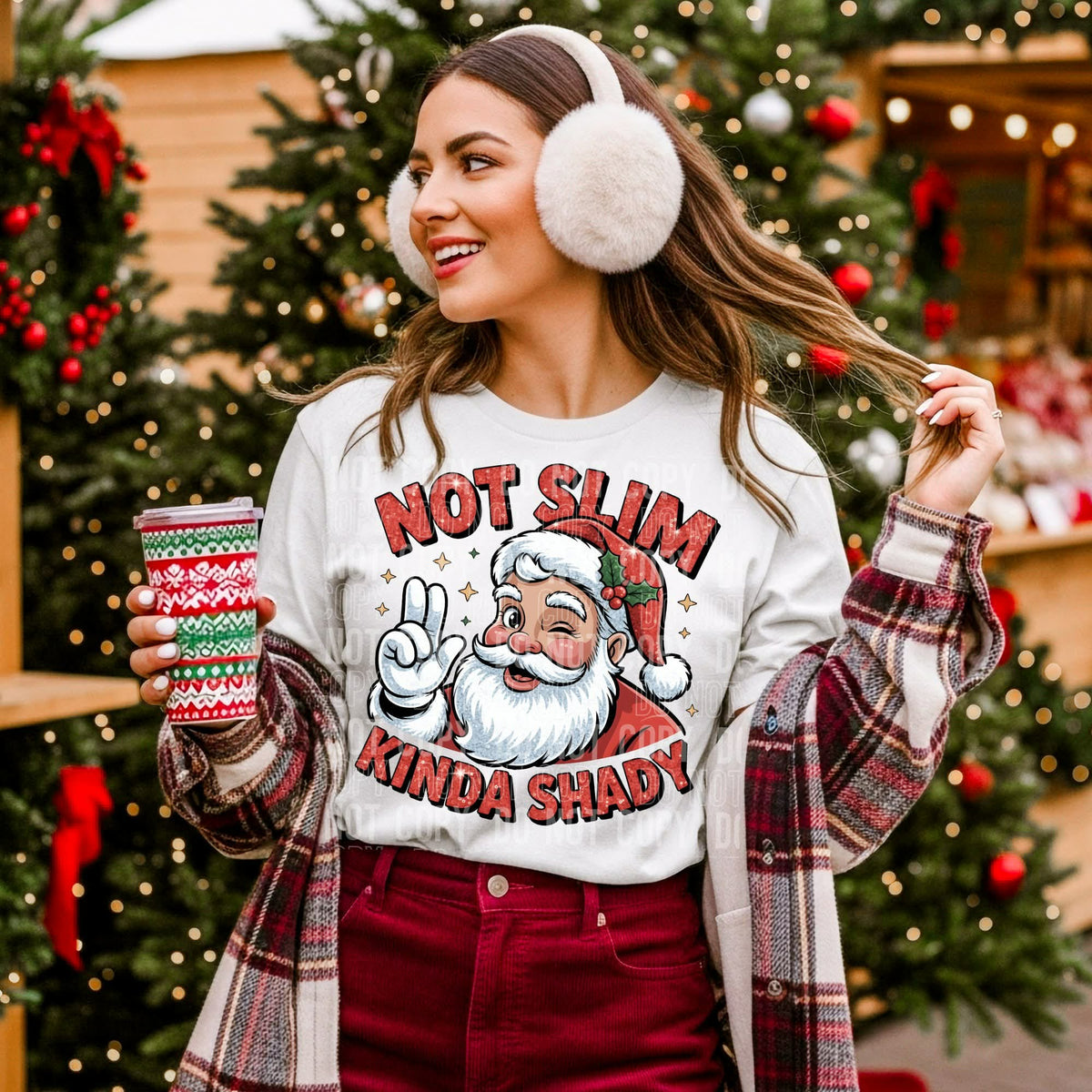 Not Slim Kinda Shady Santa (SBB) DTF Transfer