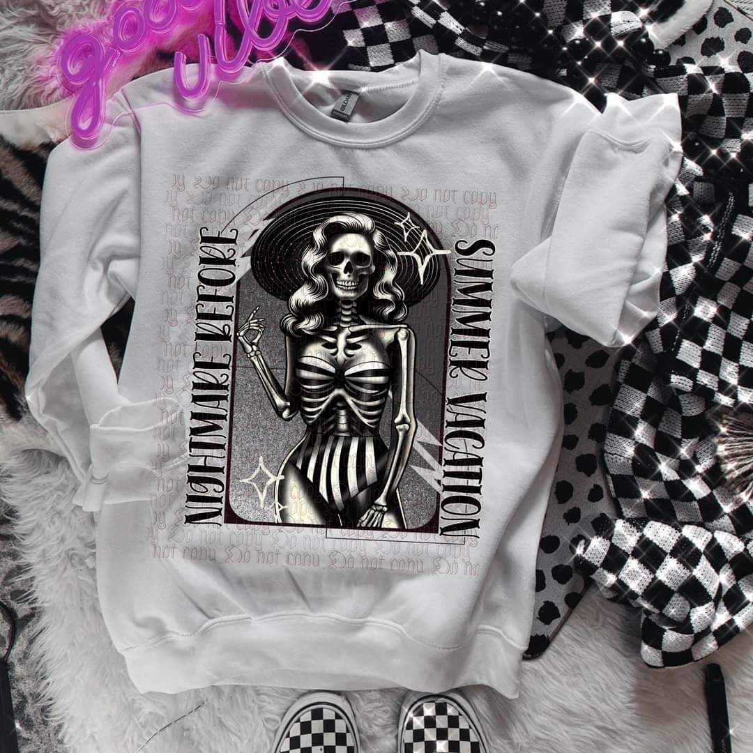 Nightmare before summer 32814 DTF transfer