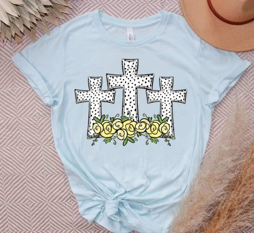 Trio crosses dotted 23788 DTF transfer