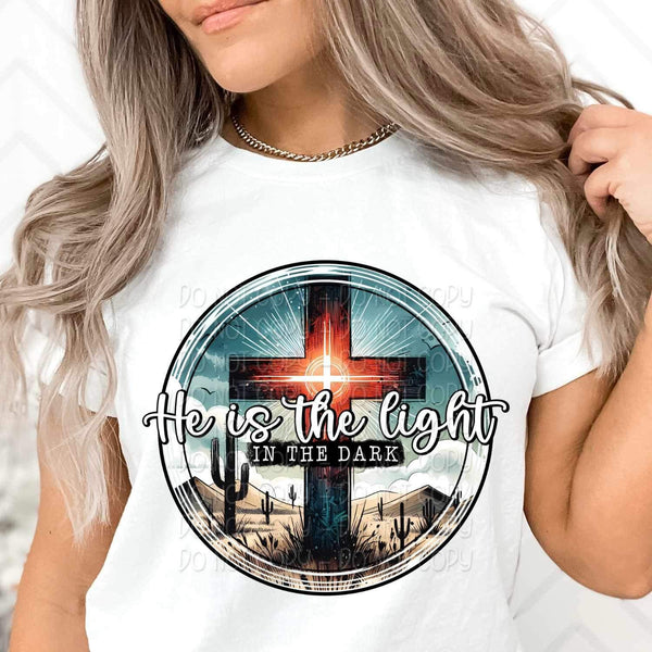 He is the light in the dark 23796 DTF transfer