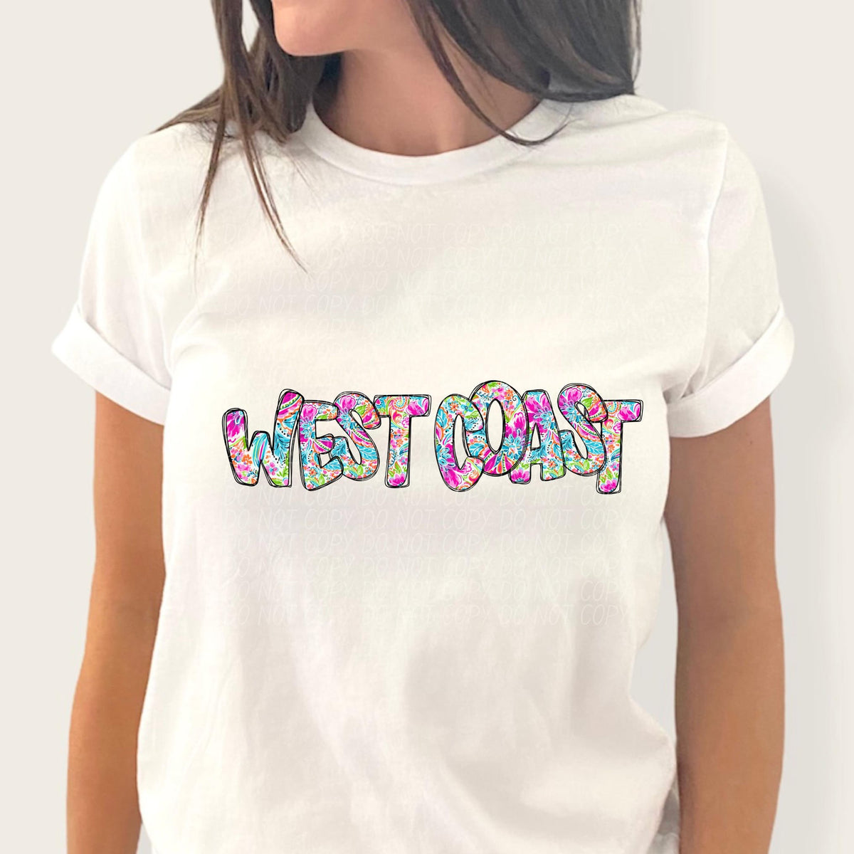 West coast paisley filled (CITY) 52347 DTF transfer