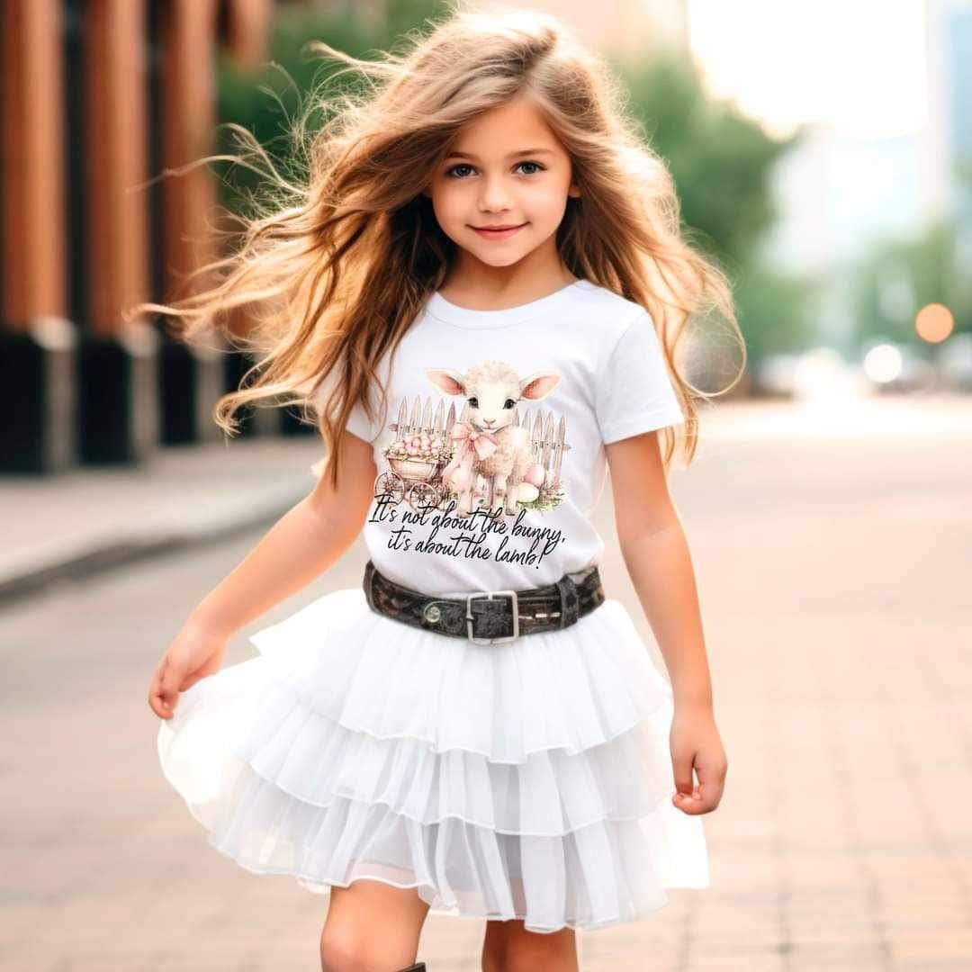 Its not about the bunny its about the lamb 23808 DTF transfer