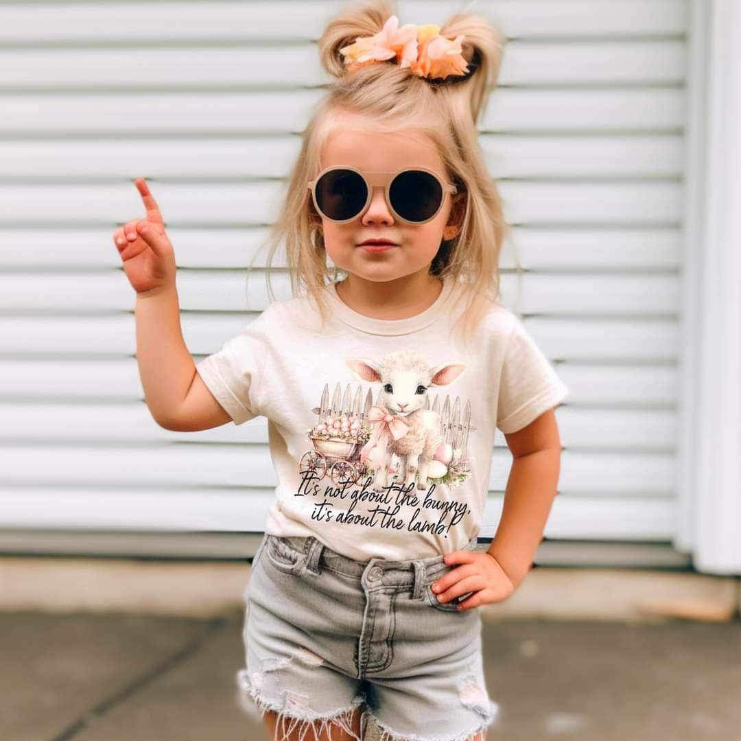 Its not about the bunny its about the lamb 23808 DTF transfer