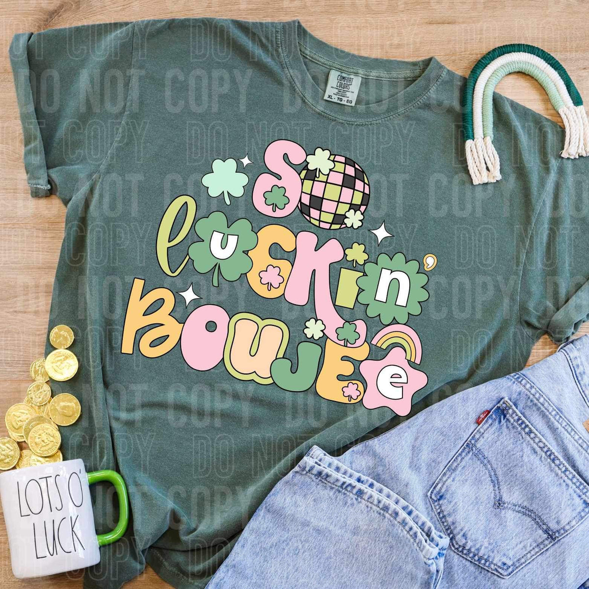 So luckin boujee 23807 DTF transfer