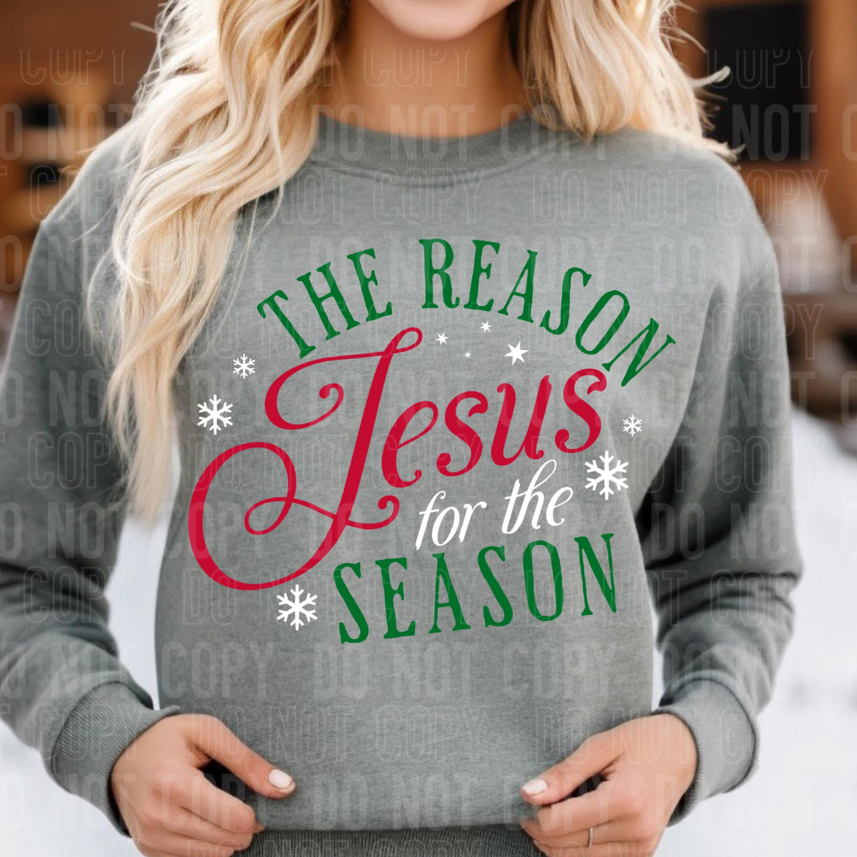 Jesus the reason for the season SBB DTF transfer