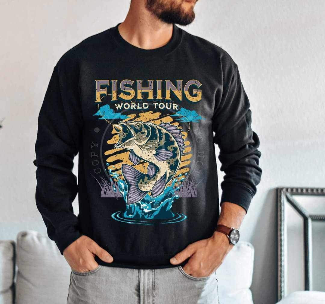 Fishing world tour (LYTTLE) 23813 DTF transfer