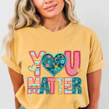 You matter spring patterned 23833 DTF transfer