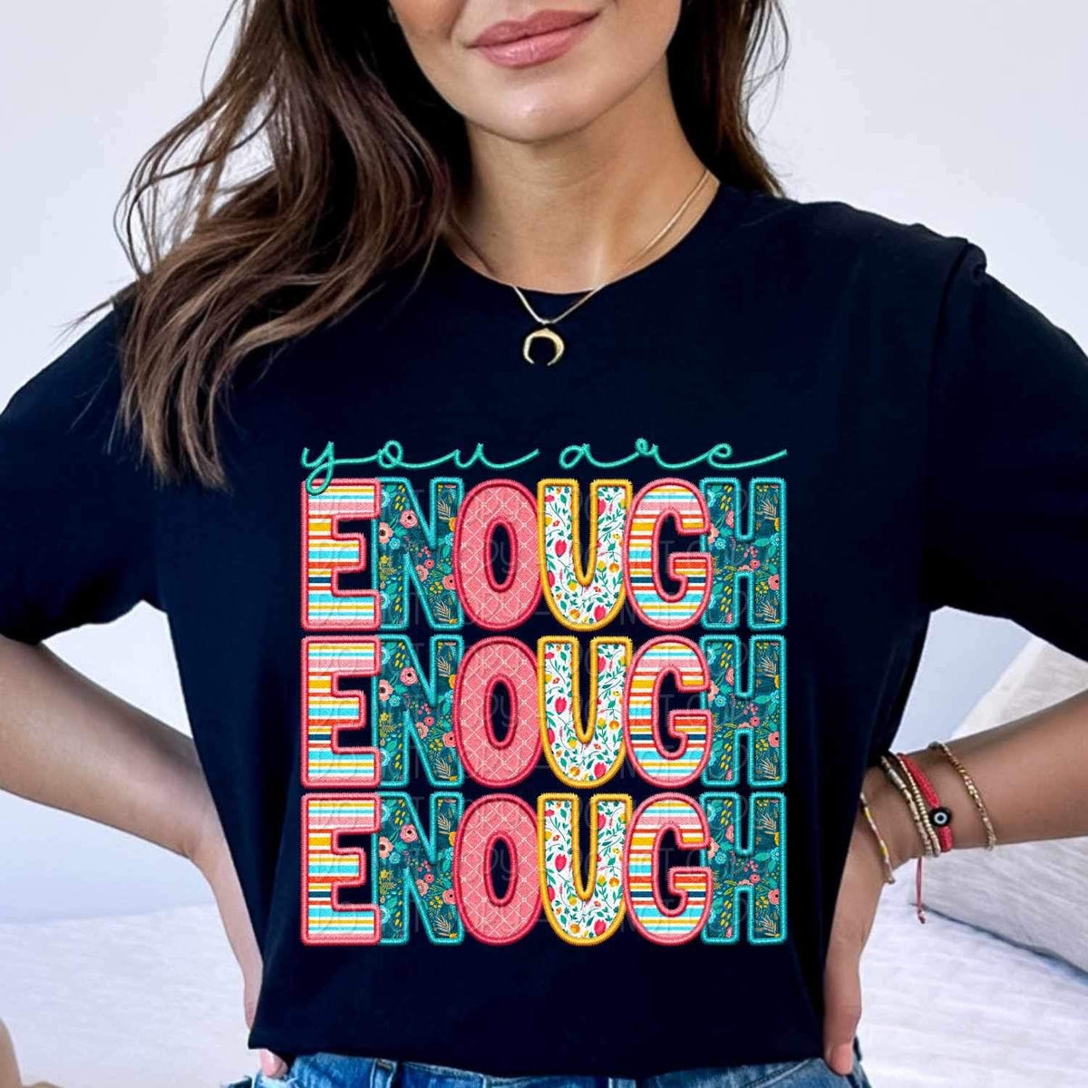 You are enough spring patterned 23834 DTF transfer