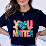 You matter spring patterned 23833 DTF transfer