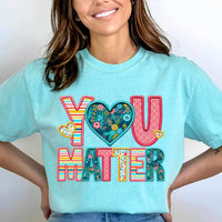 You matter spring patterned 23833 DTF transfer