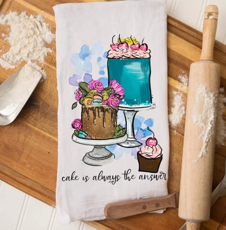 Cake is always the answer (S&G) 32857 DTF transfer