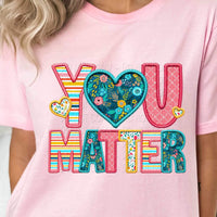 You matter spring patterned 23833 DTF transfer