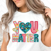 You matter spring patterned 23833 DTF transfer