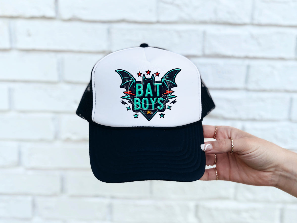 Bat boys hat patch 32977 DTF transfer