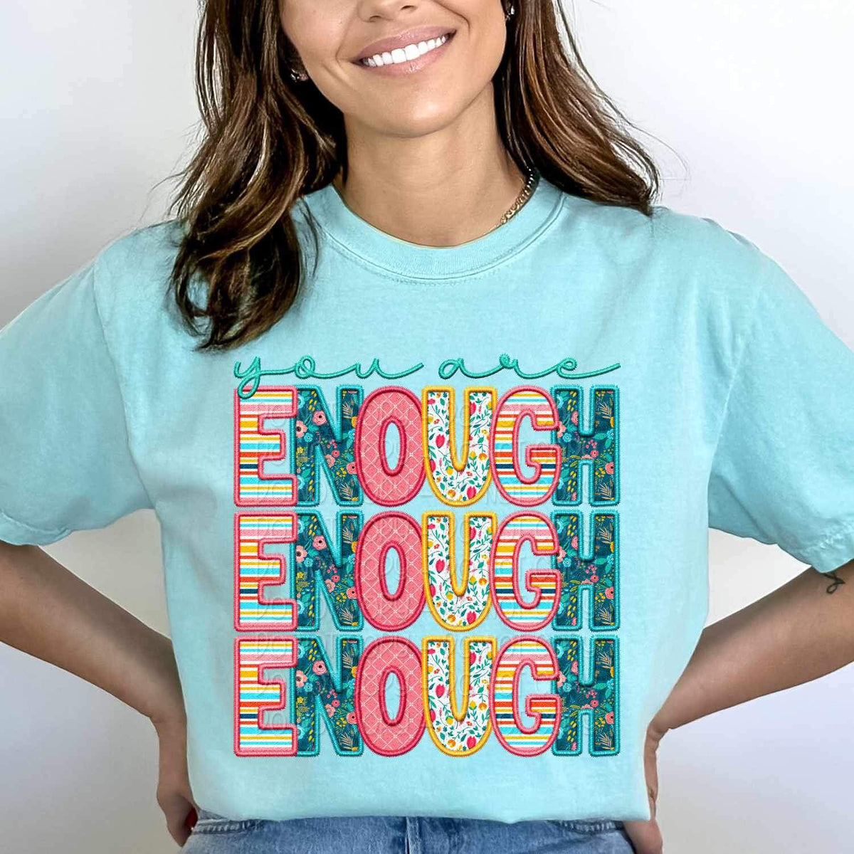 You are enough spring patterned 23834 DTF transfer