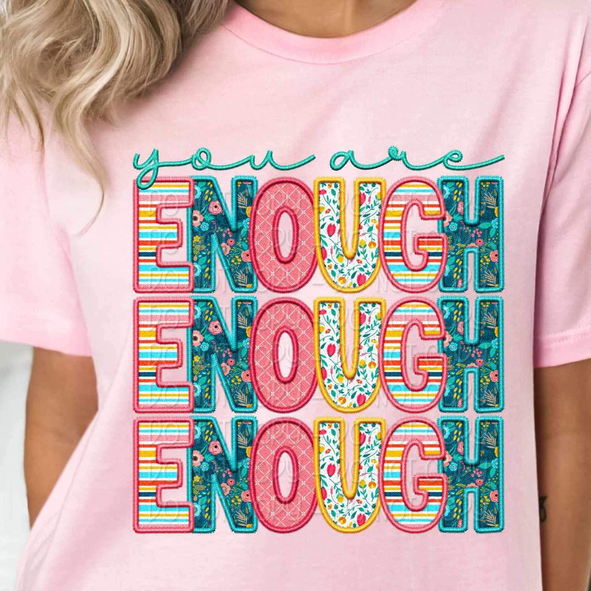 You are enough spring patterned 23834 DTF transfer