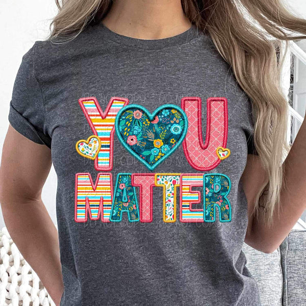 You matter spring patterned 23833 DTF transfer