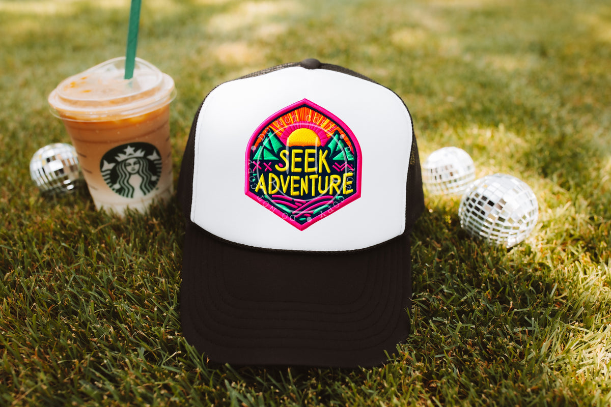 Seek adventure hat patch 32956 DTF transfer